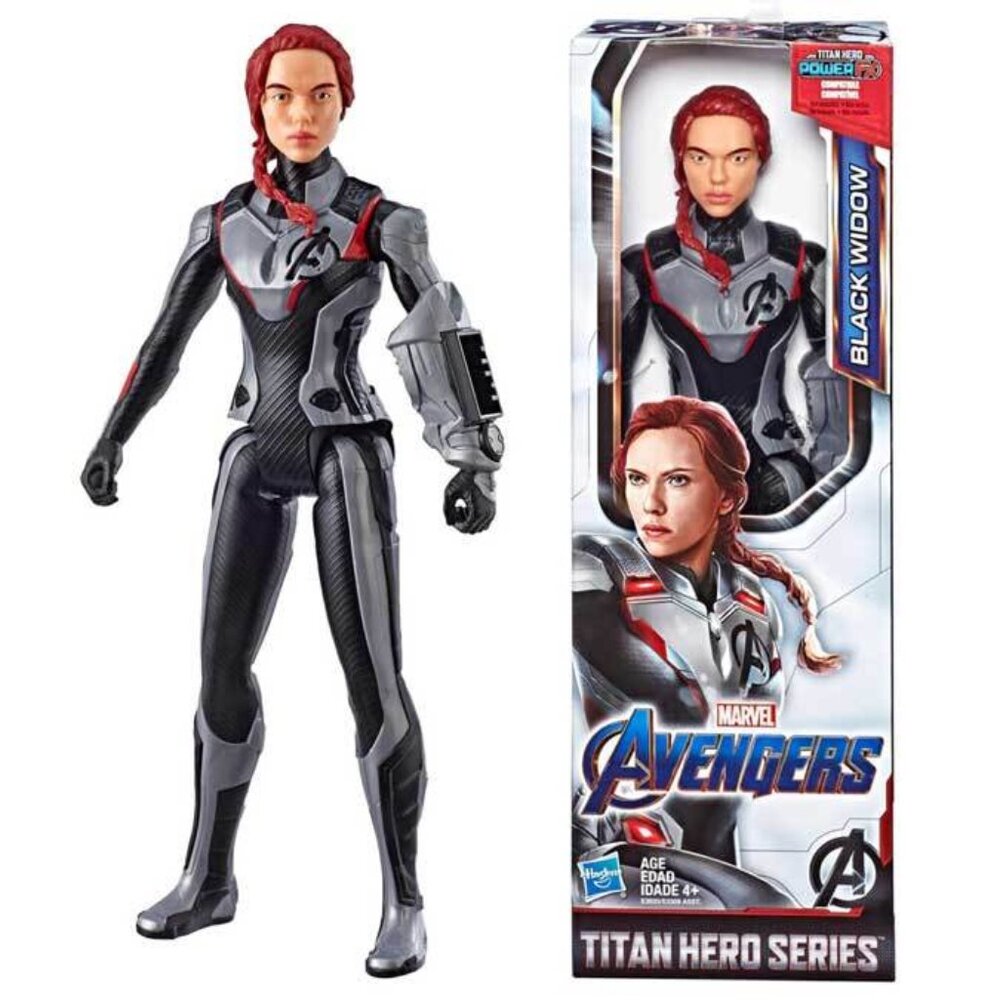 Marvel Avengers Titan Heroes Black Widow  with Power FX Port 12" New in Box